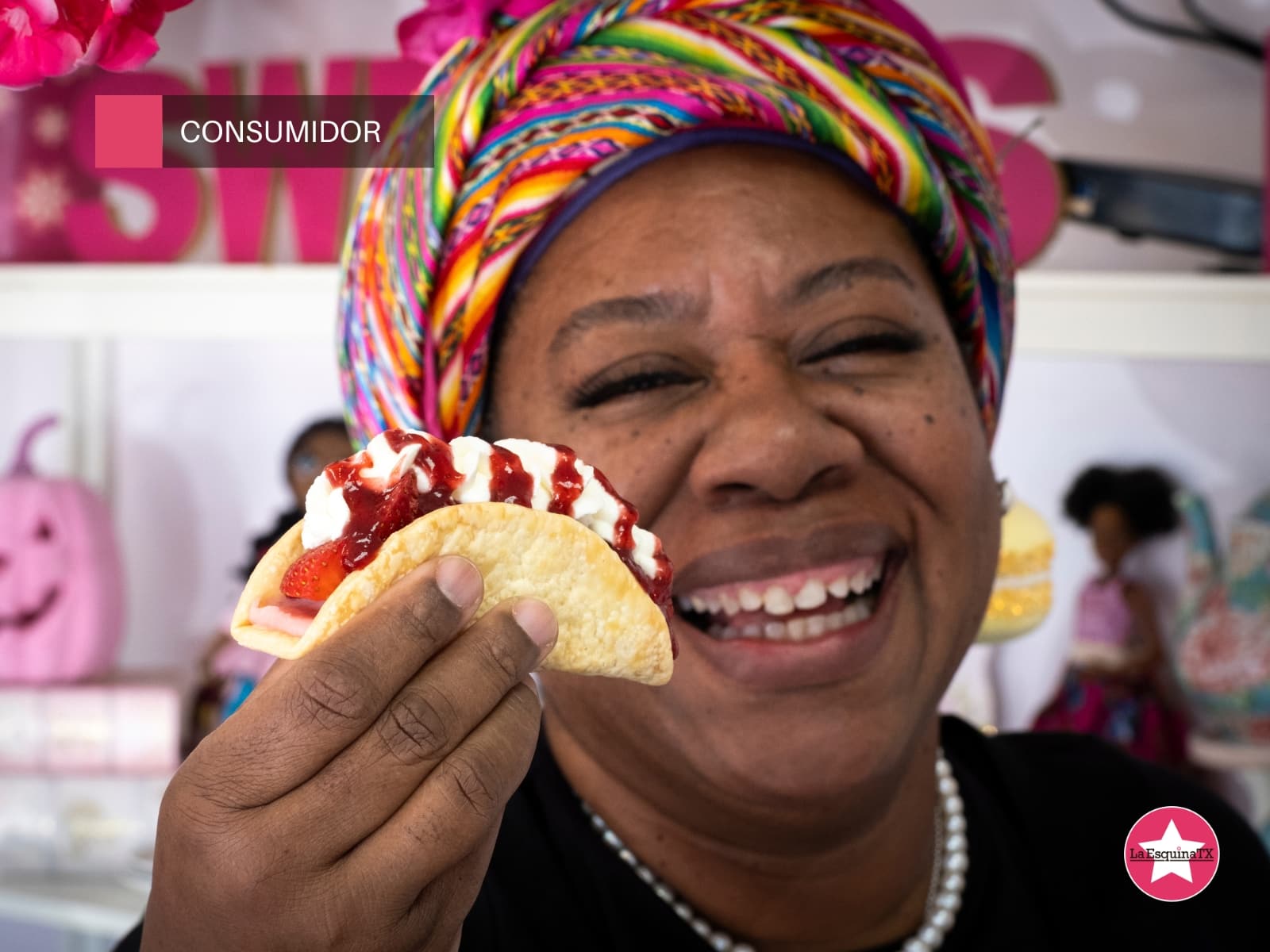 Belén Bailey presenta el "taco dulce"