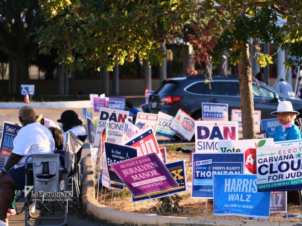 Letreros de candidatos