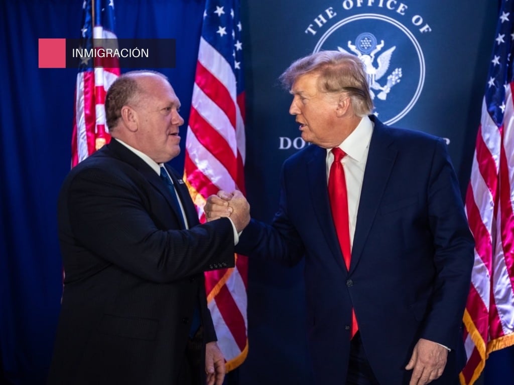 Tom Homan y Donald Trump