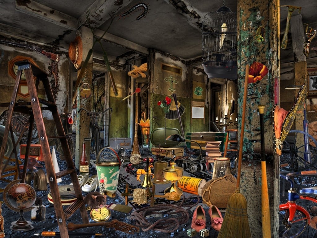 Imagen de una habitación desordenada