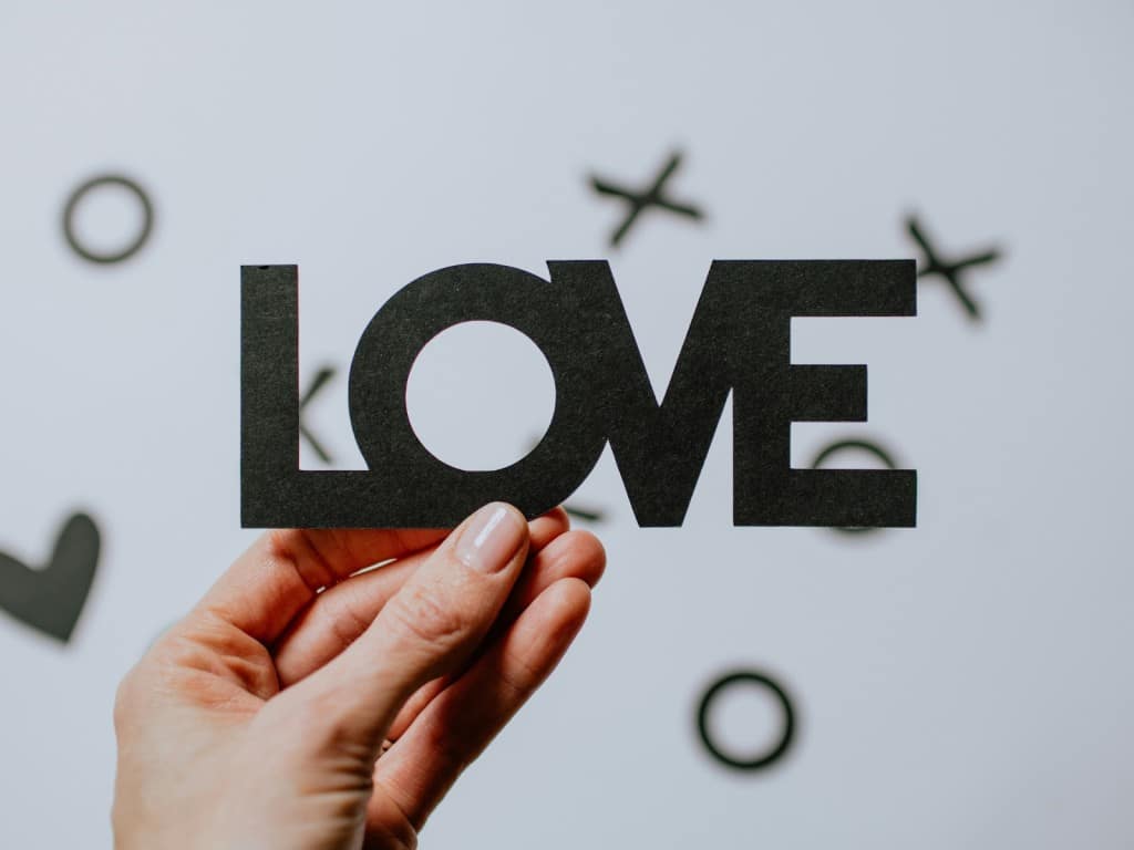 Imagen representativa de la palabra ‘amor’ (en inglés)