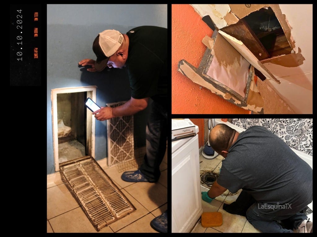 Malas condiciones en las que viven una pareja y sus hijos en un apartamento en MacArthur Park, en Houston.