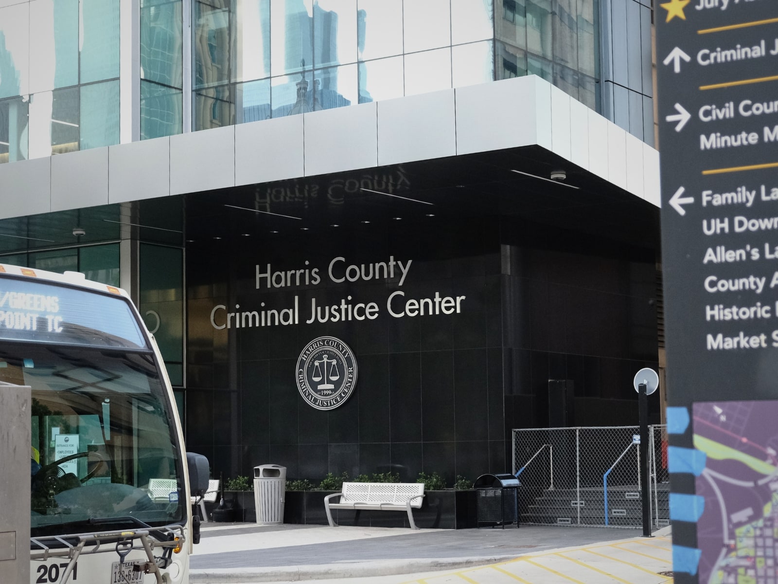 Sede del Centro de Justicia Criminal del Condado Harris.